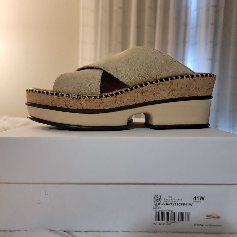 Chloe Laia Mules/Sandals in Biscotti Beige